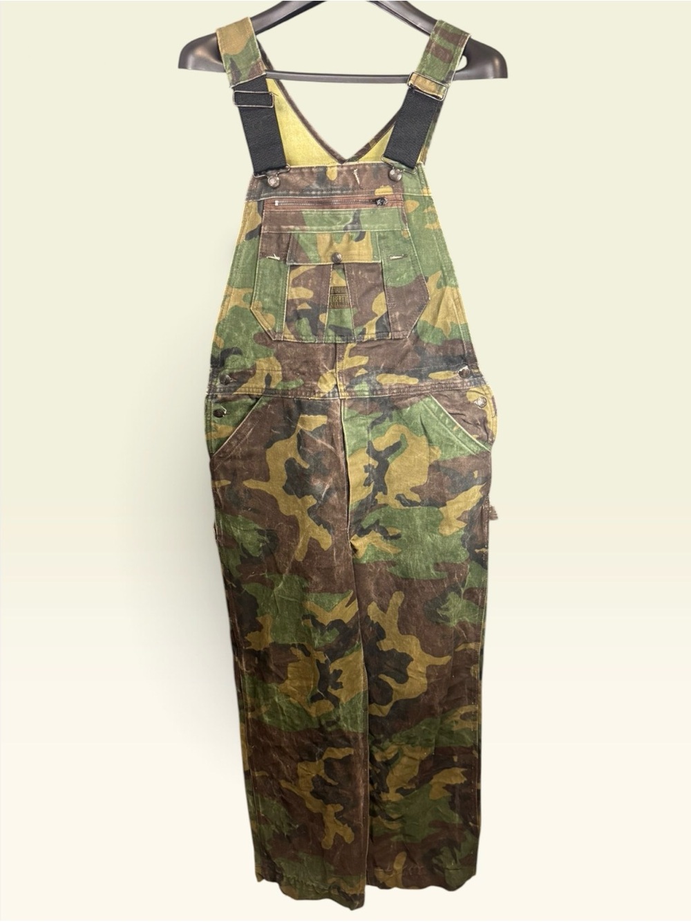 liberty men's Camouflage Overall Jumpsuit in Green & Brown